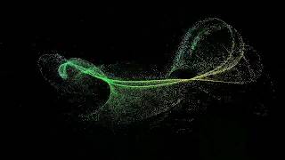 Relaxing particles Flow ( headphone recommended ) with white noise screenshot 5