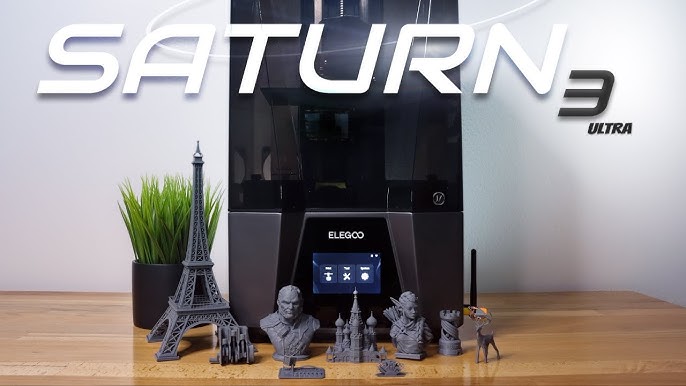 ELEGOO Saturn 4K MSLA Resin 3D Printer Review 