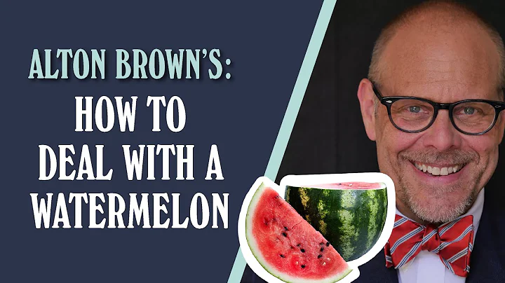 How to deal with a watermelon...