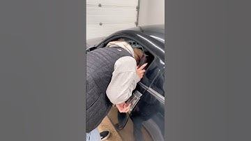 How to fix a Nissan 350z locked shut door!☺️👍🏼 #z  #nissan350z #projectcar #carparts #install #z33