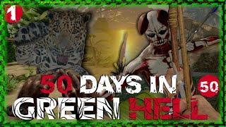 I Spent 50 DAYS! lost in the Amazon Rainforest | its Just ME VS Nature Green Hell in VR.☢️