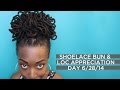 Shoelace Bun Tutorial & Loc Appreciation Day 6/28/14!