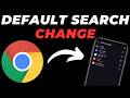 How to Change Default Search Engine in Google Chrome Mobile App