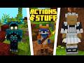 Actions &amp; Stuff BRAND NEW Features (Minecraft Bedrock)