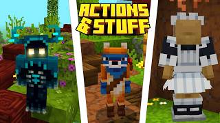 Actions &amp; Stuff BRAND NEW Features (Minecraft Bedrock)