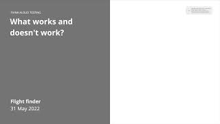 Famous Think-aloud Testing Profile