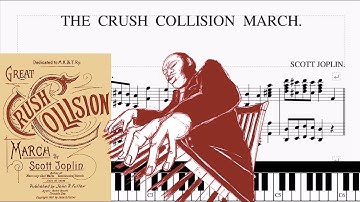 Thumbnail of Scott Joplin - Great Crush Collision March - Cover Piano (Sheets Tutorial Great Crush Collision ...)