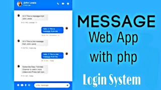 Login System in php (messaging site)