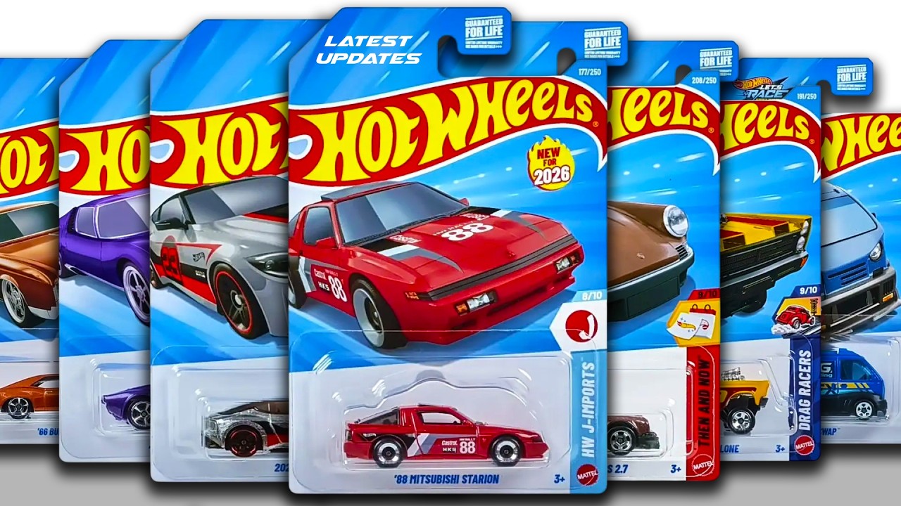 Showcase - Hot Wheels New Kroger Exclusive Models, Walmart Zamac