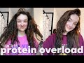 HOW TO FIX PROTEIN OVERLOAD \ affordable hydrating wash day