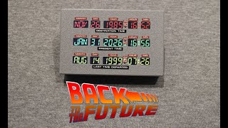 Back To The Future Clock Panel Zegar