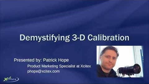 Demystifying 3-D Calibration within ProAnalyst