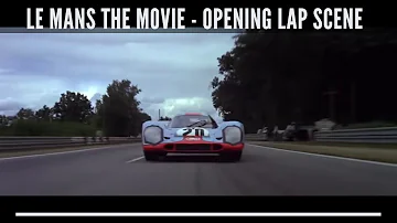 Le Mans Movie - Opening Lap Scene
