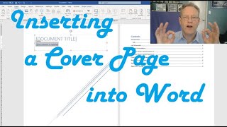 Inserting a Cover Page into a Word Document