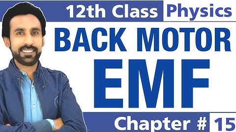 Back EMF in Motors || 12th Class Physics