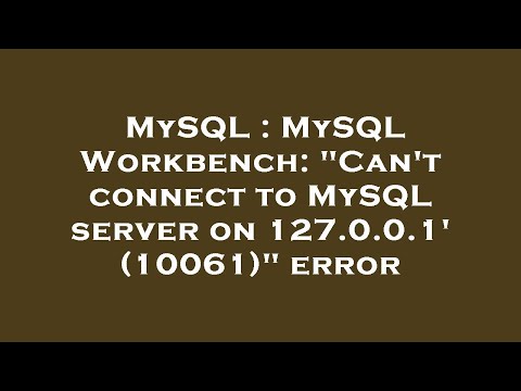 MySQL : MySQL