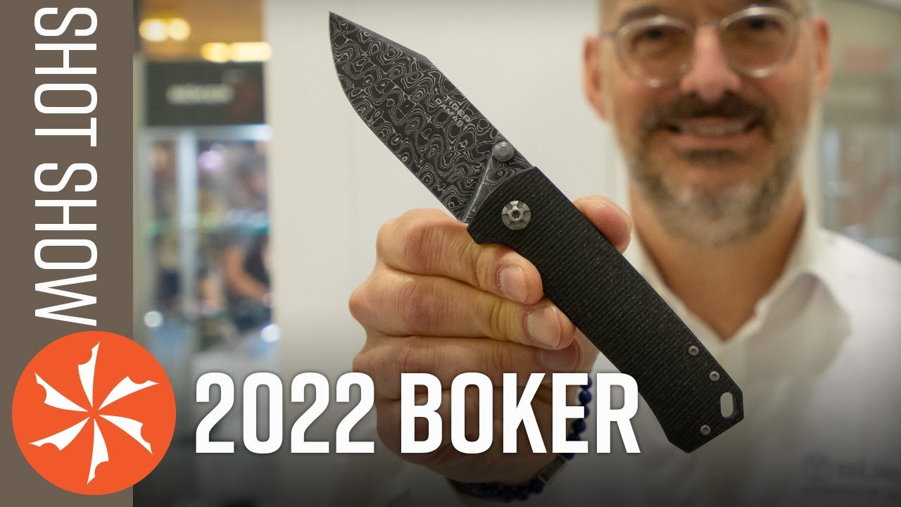 New Boker Knives at SHOT Show 2022 - KnifeCenter.com - YouTube