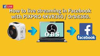 How to live streaming with PIXPRO Orbit360 / 4KVR360 screenshot 1