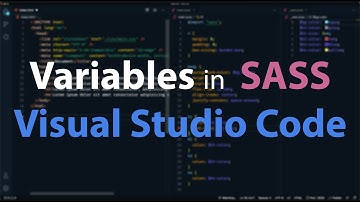 How to use Sass variables with Visual Studio Code
