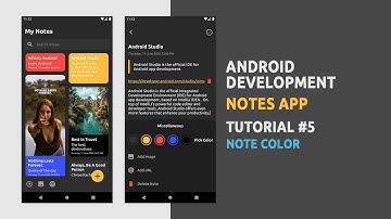 Android Development | Notes App | Tutorial #5 | Note Color | Android Studio