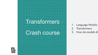 Transformers Crash Course (Swedish NLP Webinars)