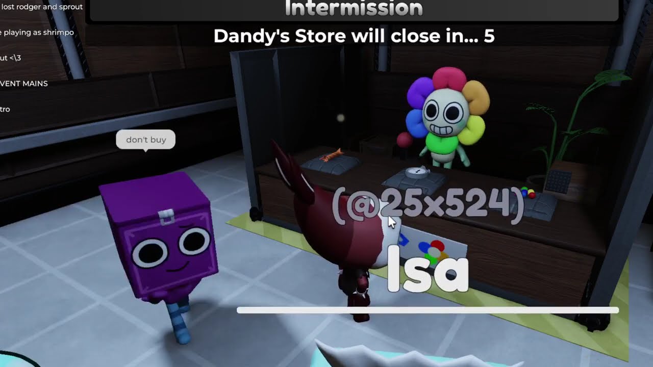 Playing as Shrimpo and buying in a dandy run!