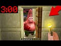 DO NOT OPEN the DOOR to REAL CREEPY PATRICK in Minecraft at 3:00 am !!!