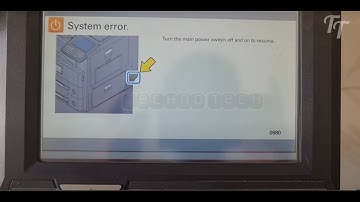 How to Fix 0980 Error on the Kyocera TASKalfa Printer