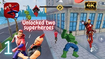 Spider fighter 3: 🕸️#1 gameplay walkthrough | spider fighter 3 gameplay