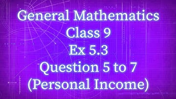 Class 9th General Mathematics Ex 5.3 Question 5 to 7