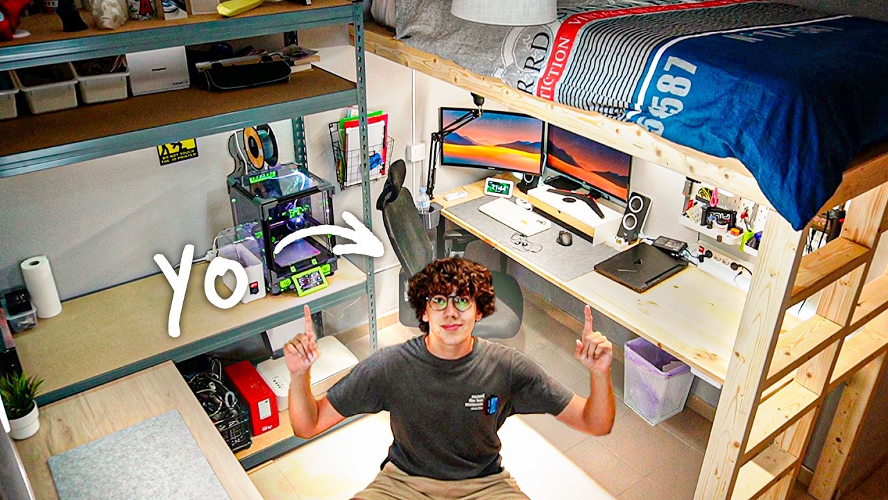 CONSTRUÍ un TALLER en MI HABITACIÓN