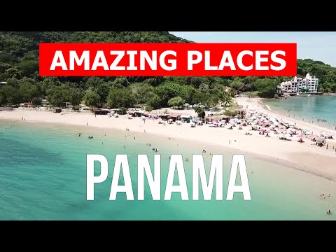 Panama country tour | Taboga Island, Contadora, Panama City | 4k video | Panama beaches from above