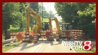 New Castle, Indiana, residents clean up after flooding