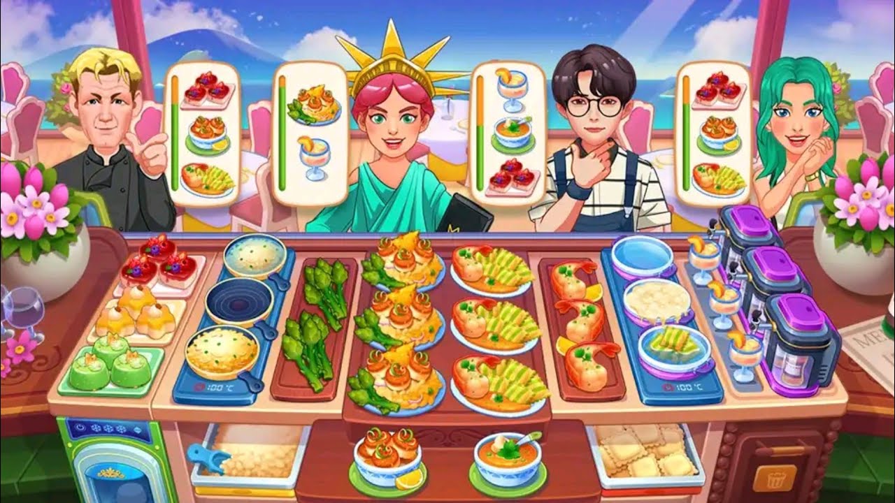 Play games android Cooking Dream: Crazy Chef Restaurant Cooking Game part 2