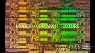 OUTLINE/SUMMARY on Module #8 (Modern CPU Architecture) topics