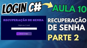 Formulario LOGIN CSharp Firebird MySQL Access AULA 10 com Edivam Cabral