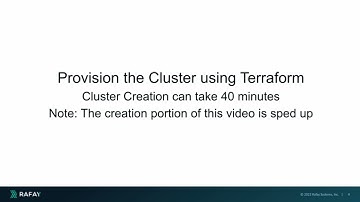 Configure and Provision EKS Cluster: Getting Started with Rafay Terraform Provider for EKS