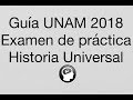 Guía Historia Universal UNAM 2018 Área 3