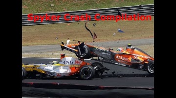 Spyker F1 Crash Compilation