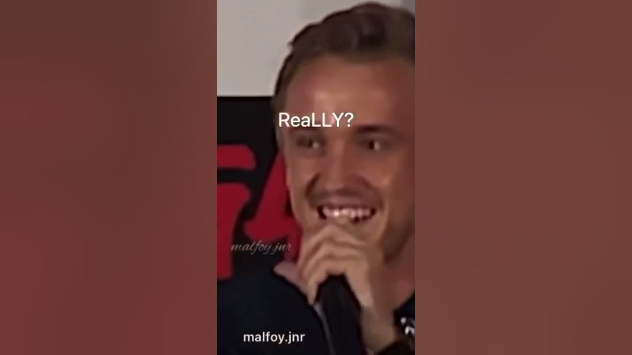 Tom Felton knows everything 😆 || Remember this interview? He proved that even he reads fan fiction |