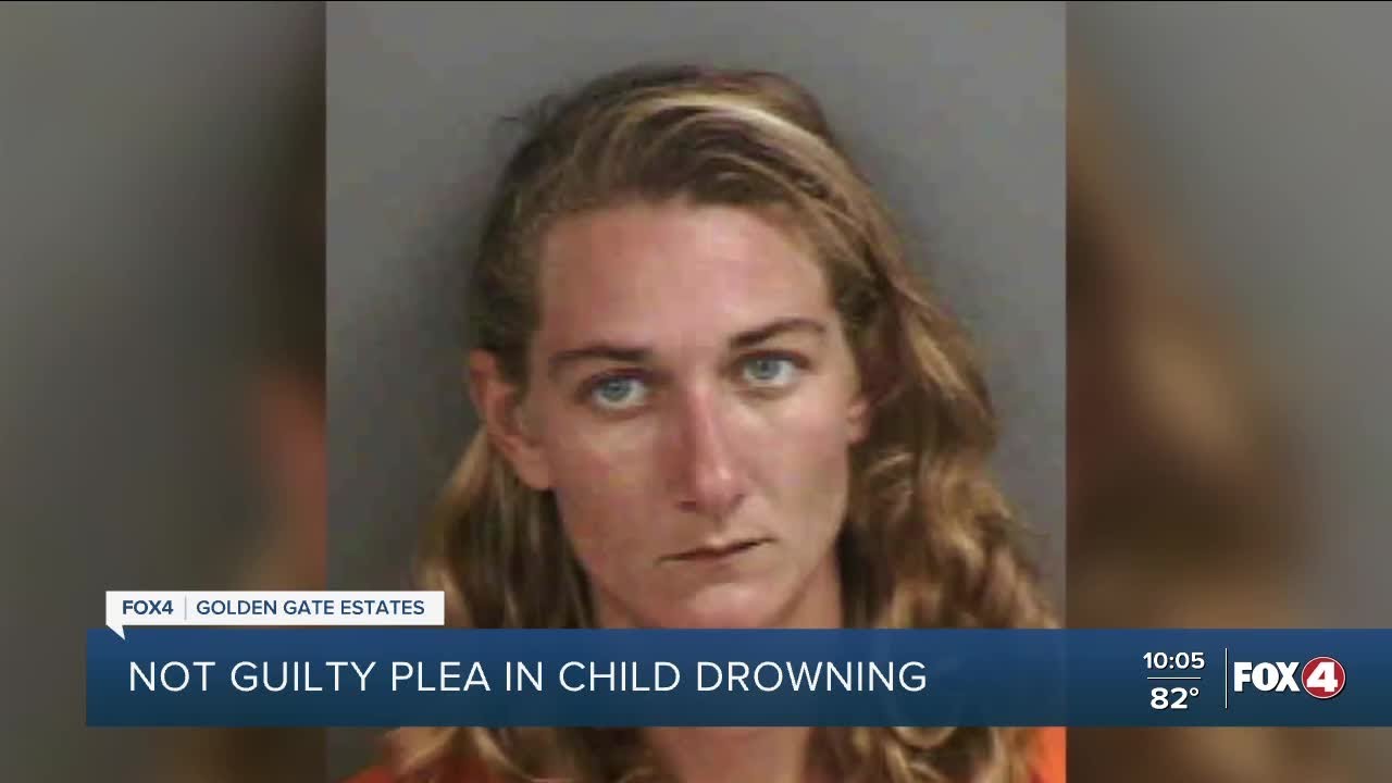 Woman accused of letting child drown in bathtub pleads not guilty - YouTube