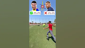 مبابي ضد كريستيانو تحدي كرة القدم 