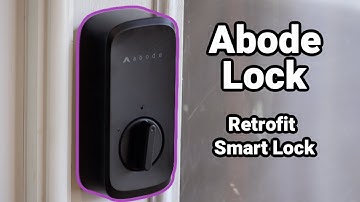 Abode Lock : Retrofit Smart Lock with Wireless Keypad and Fingerprint Reader!
