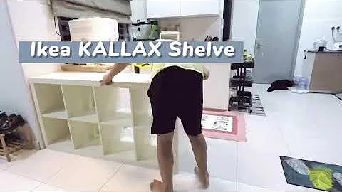 Easy DIY Ikea Hacks - Turn KALLAX into an Island on a budget