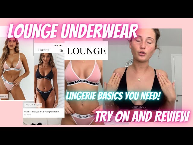 Lounge underwear basics you NEED! REVIEW & try on💕💕💕😊😊😊 