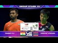 Prannoy hs vs kunlavut vitidsarn thomass  uber cup 2024 badminton