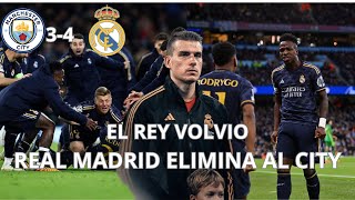 Real Madrid Elimina al Manchester City : Lunin la Figura del Real Madrid