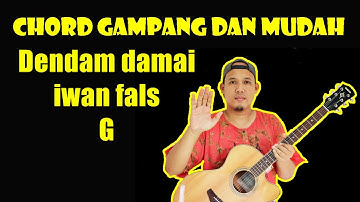 Chord Gampang (Dendam Damai- Iwan fals) by Delta Rahwanda (Tutorial Gitar) Untuk Pemula - dari G