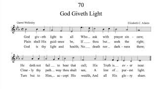 Hymns from the Christian Science Hymnal - Nos. 68, 69, and 70