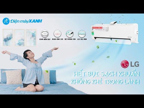 Máy lạnh LG Inverter: diệt khuẩn, vi rút, lọc sạch khí, làm lạnh nhanh (V-APFUV) • Điện máy XANH